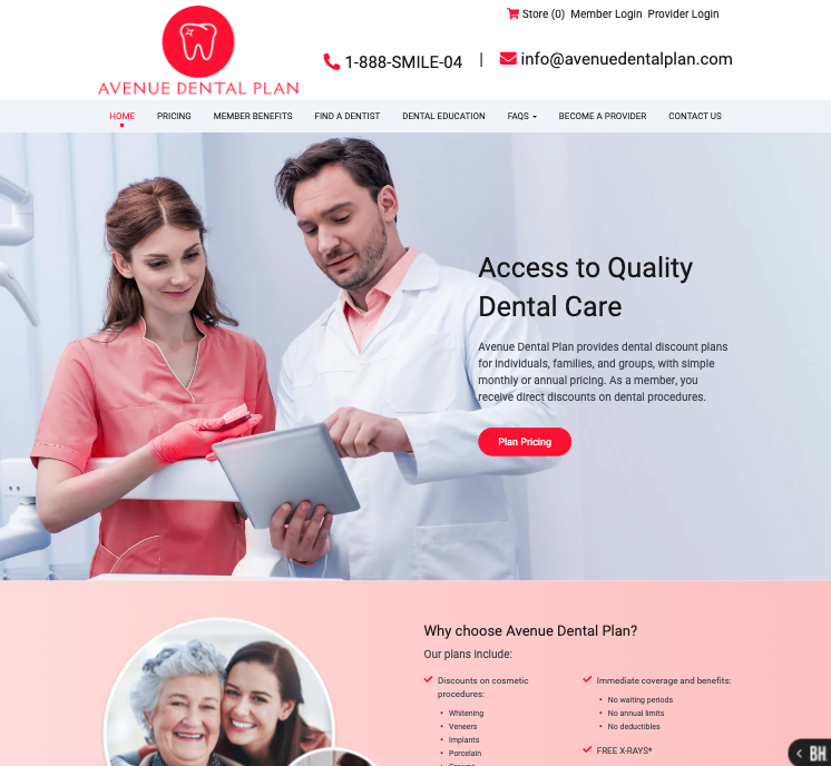 avenuedental-website