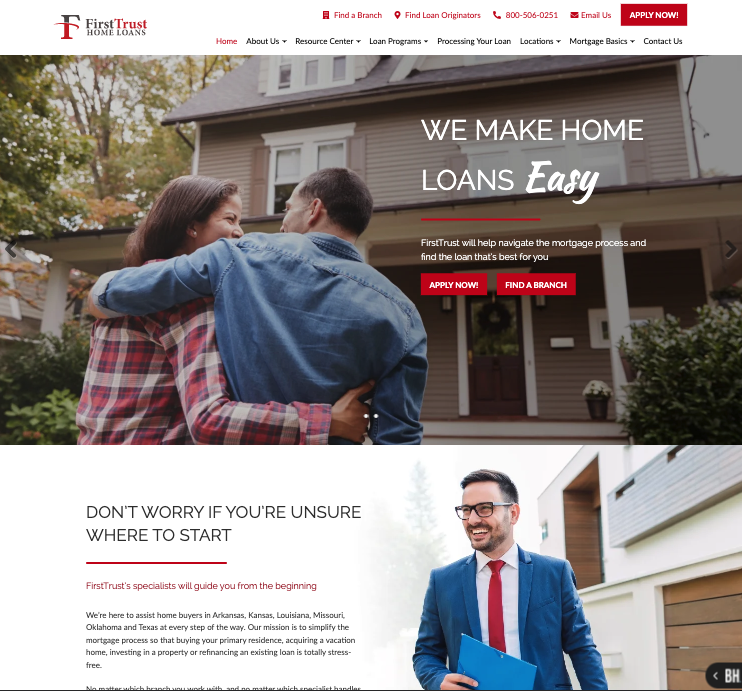 firsttrust-website